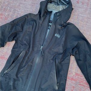 REI Co-Op Jacket XeroDry GTX Gore-Tex Hooded Lightweight Rain Waterproof Small
